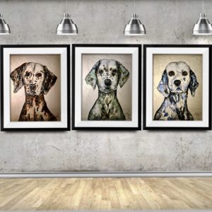 Dalmatian tryptich