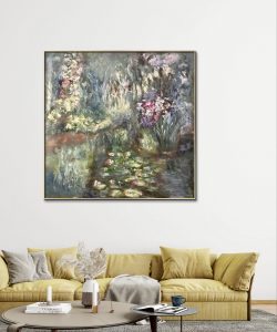 Mysterios garden original oil painting for sale