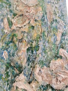 White magnolias original oil painting 