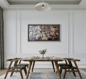 Floral Galaxy-original oil painting on large canvas