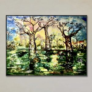 Alcohol inks paintings