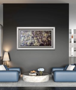 Floral Galaxy-original oil painting on large canvas