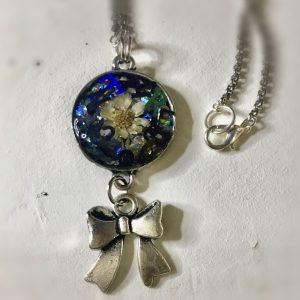 Holographic necklace gift for her