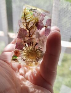 Dry flowers bracelet women gifts
