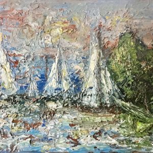 Boats on the lake