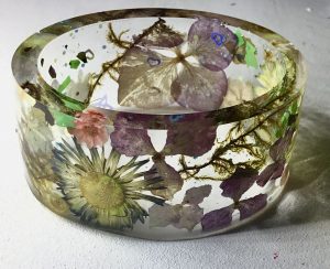 Dry flowers bracelet women gifts
