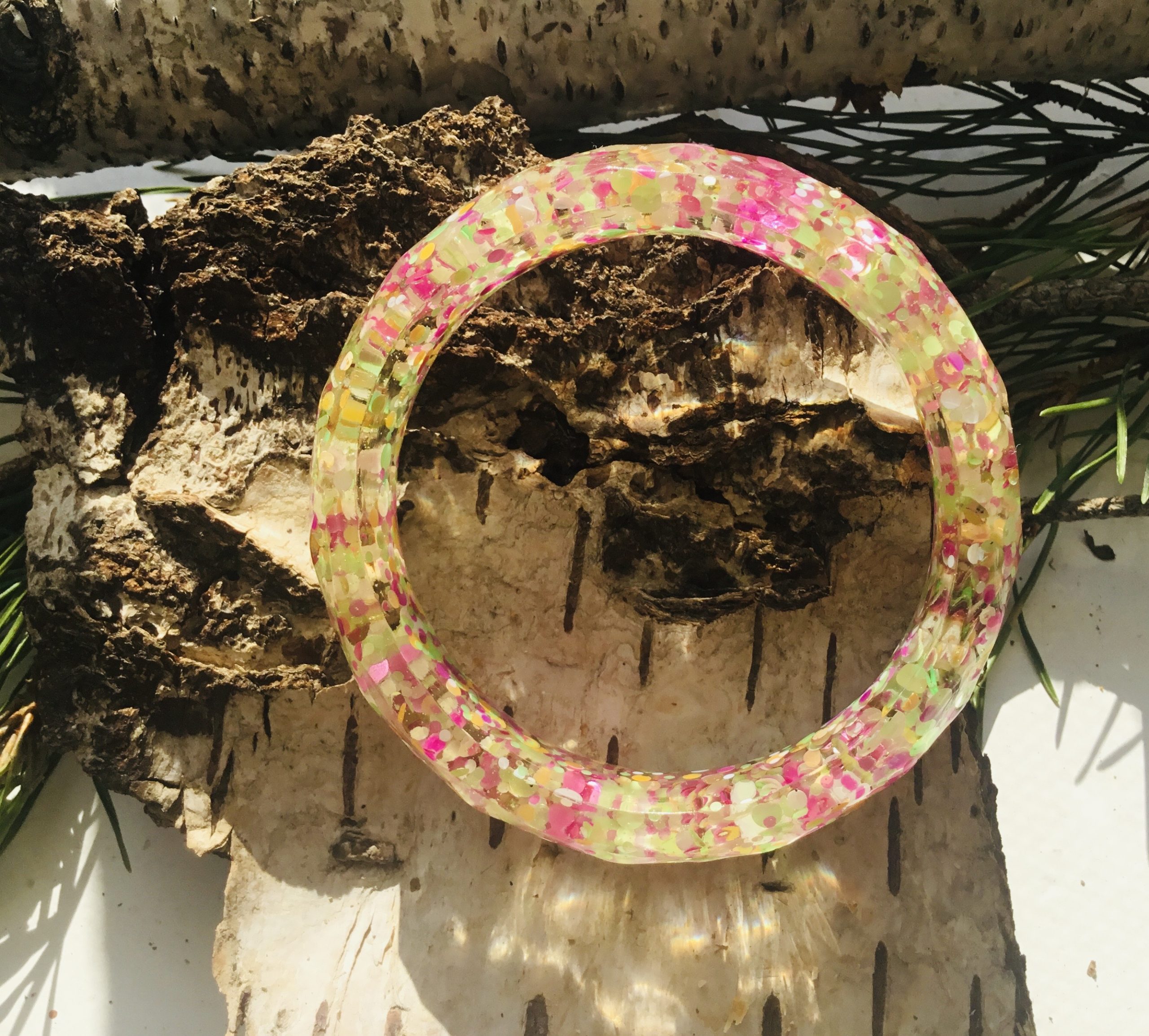 Confetti bracelet,handmade women jewellery