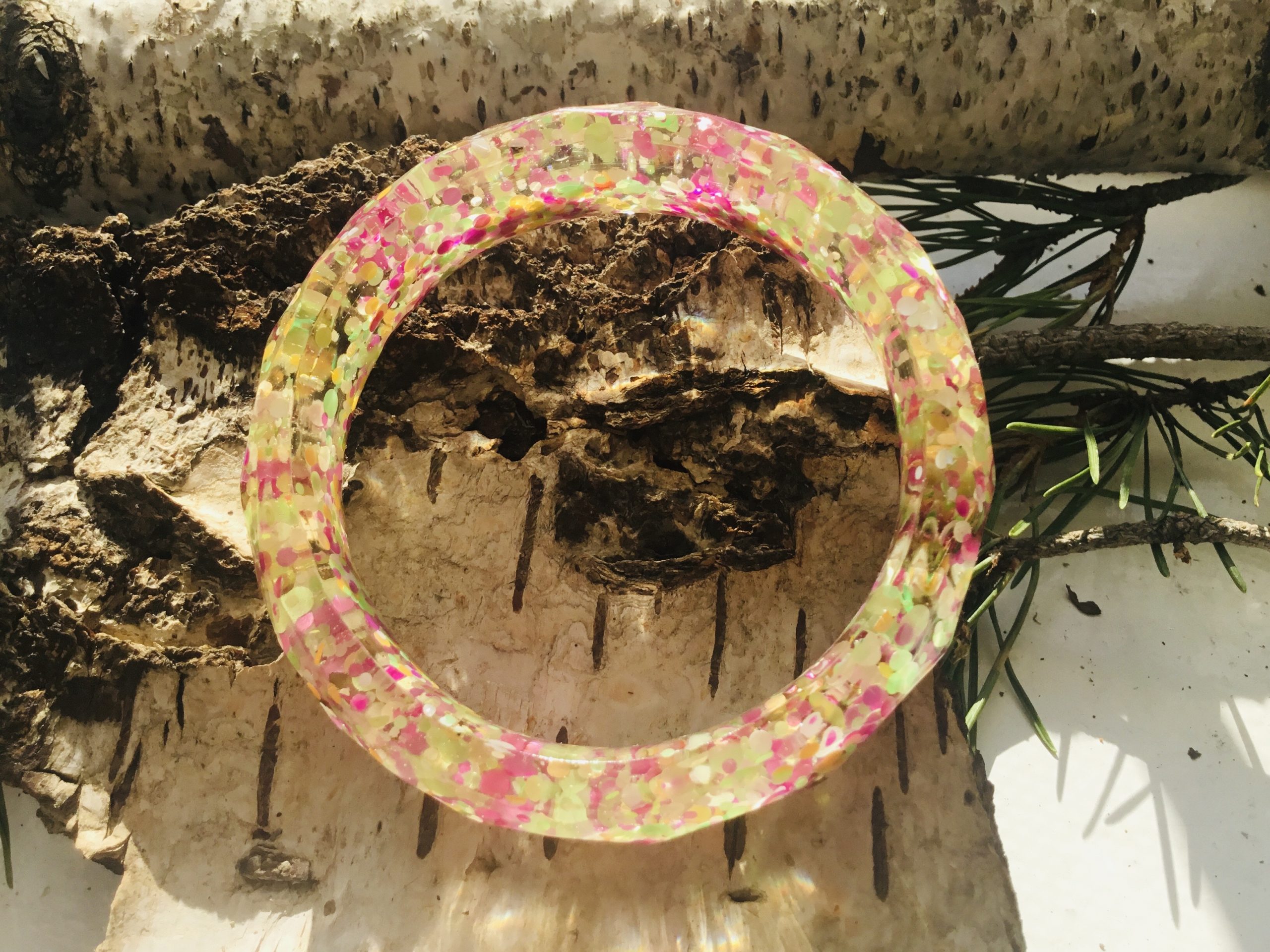 Confetti bracelet,handmade women jewellery