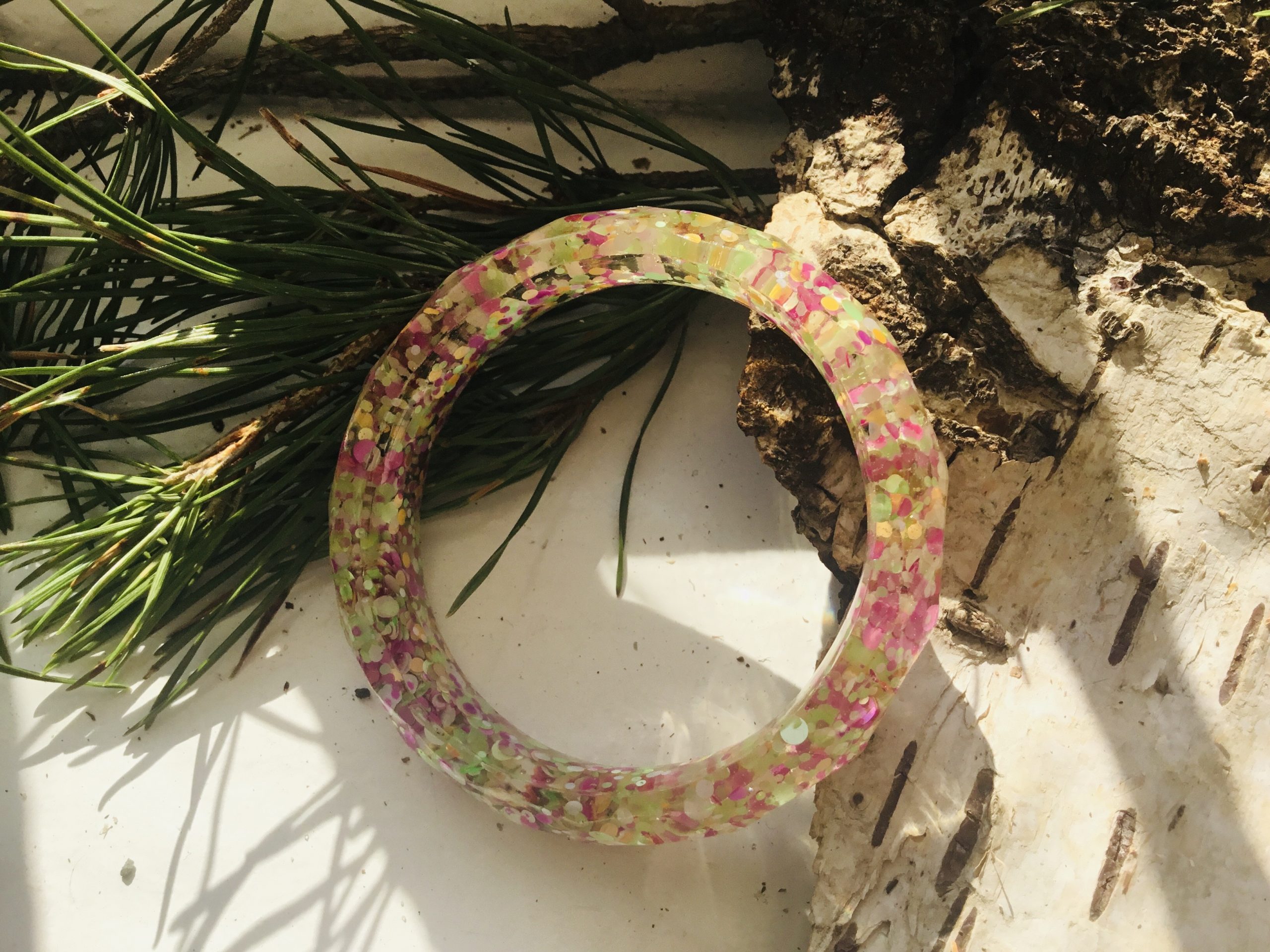 Confetti bracelet,handmade women jewellery