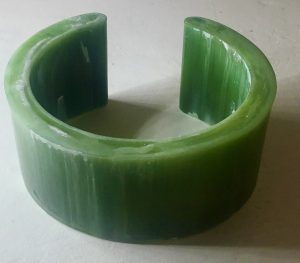 Set of 2 resin cuff bracelets,blue & green bracelets,watercolor effect resin bangles,unique handmade bracelets gifts for her, women jewelry.