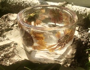 Sunflowers bracelet,resin bangle ,women jewellery 