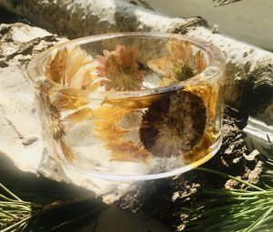 Sunflowers bracelet,resin bangle ,women jewellery 