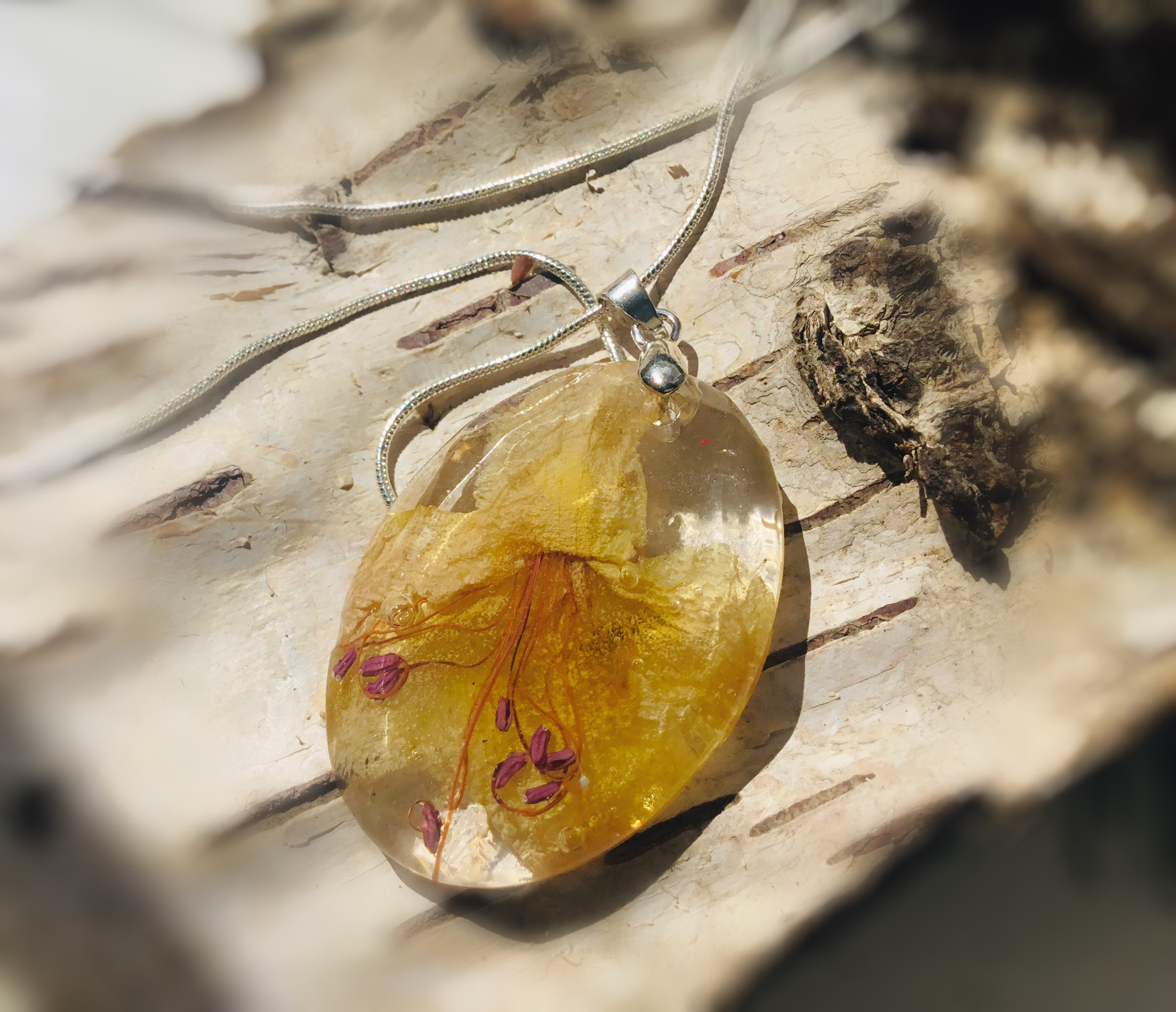 Rhododendron flower necklace,women jewellery gift shop