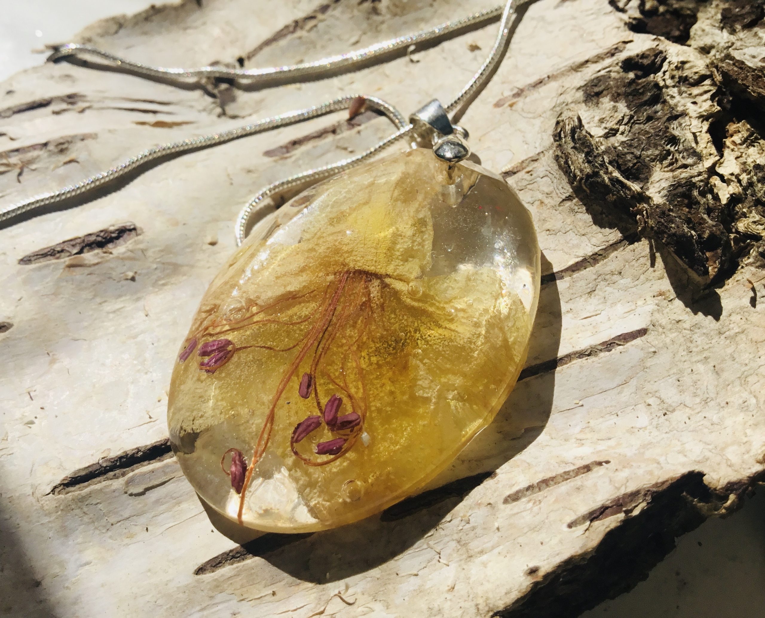 Rhododendron flower necklace,women jewellery gift shop