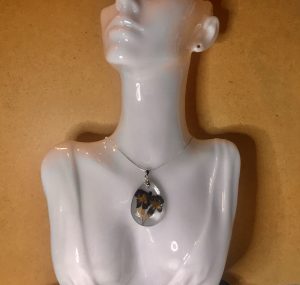 Violet flower’s necklace,unique handmade gifts,women jewellery 