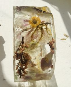 Anemones resin bangle,women jewellery gifts