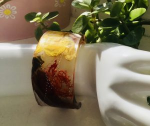 Yellow tulips bangle