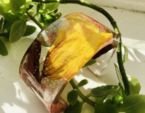 Yellow tulips bangle