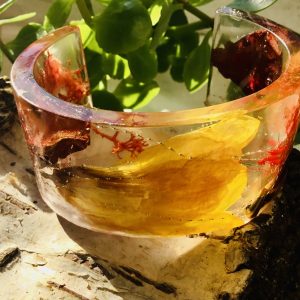 Yellow tulips bangle