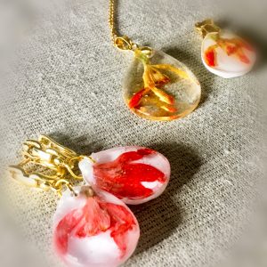 Snowdrops jewelry set