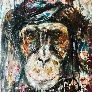 Monkey painting