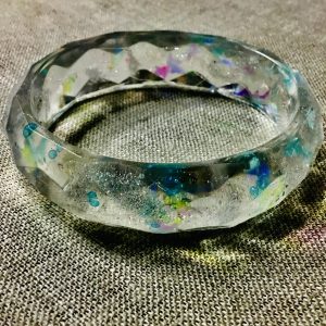 Transparent fish bangle