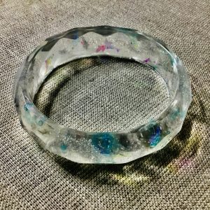 Transparent fish bangle
