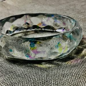 Transparent fish bangle