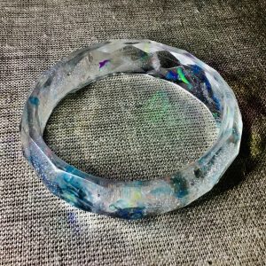 Transparent fish bangle