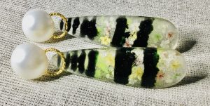 Bee earrings,handmade jewelry gifts