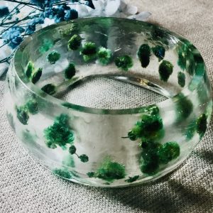 Blue baby breath bangle