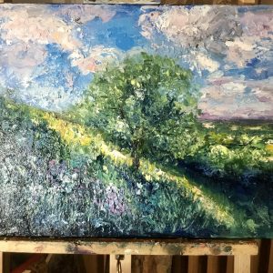 Summer landscape original oil painting Summer landscape original oil painting