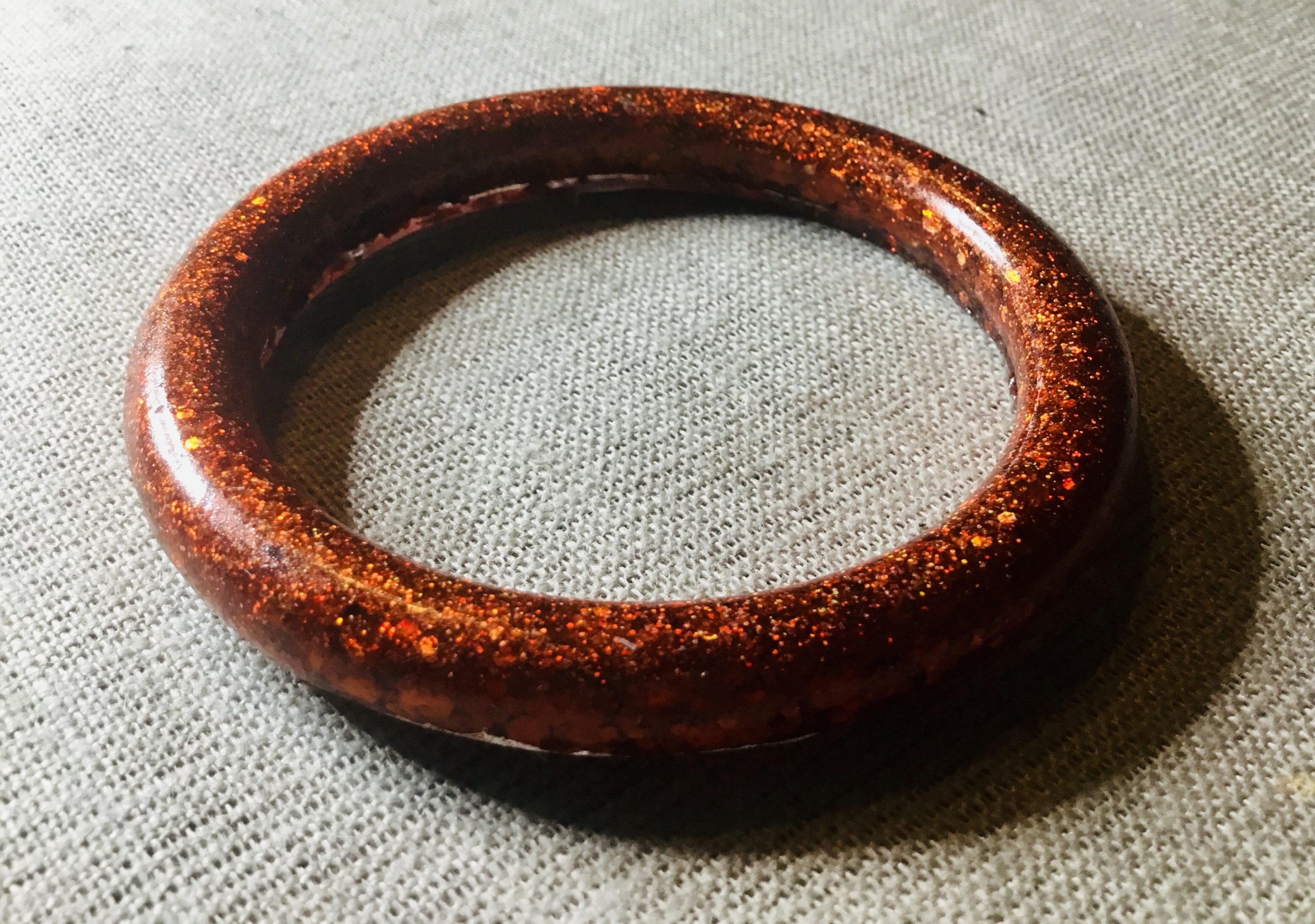 Set of 4 colourful glitter bangles