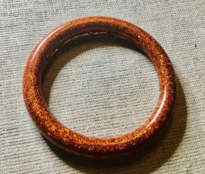 Set of 4 colourful glitter bangles