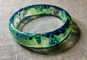 Colourful fish bangle