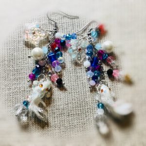 Fish earrings,handmade jewellery online shop