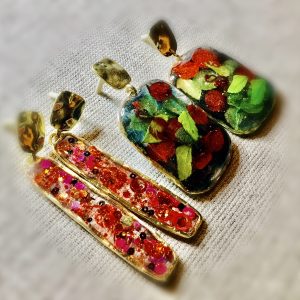 Flamingo earrings,handmade jewelry for sale