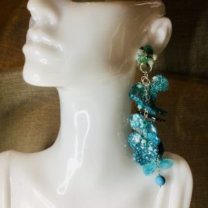 Turquoise fantasy earrings Turquoise fantasy earrings