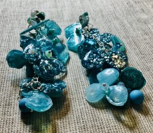 Turquoise fantasy earrings 