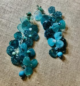 Turquoise fantasy earrings 