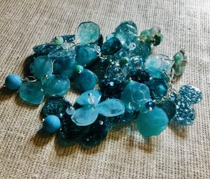 Turquoise fantasy earrings 