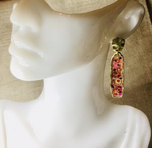 Flamingo earrings,handmade jewelry for sale