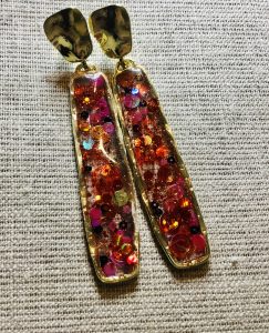 Flamingo earrings,handmade jewelry for sale