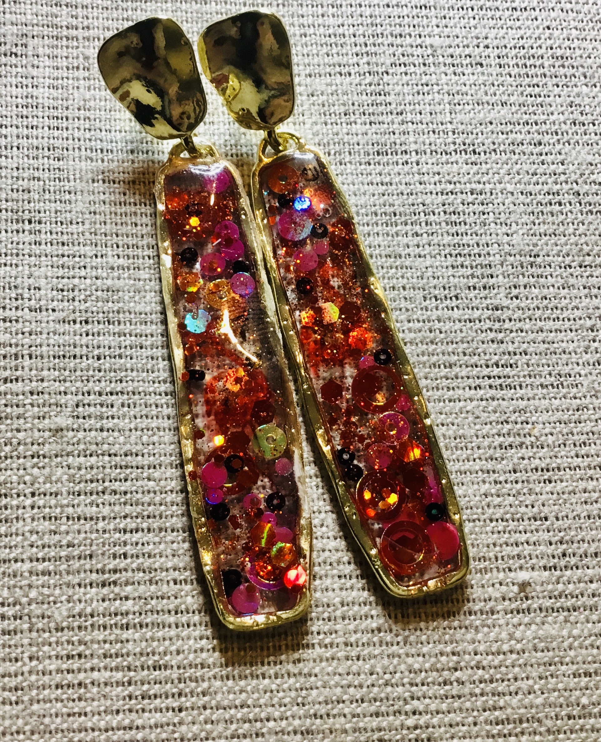 Flamingo earrings,handmade jewelry for sale