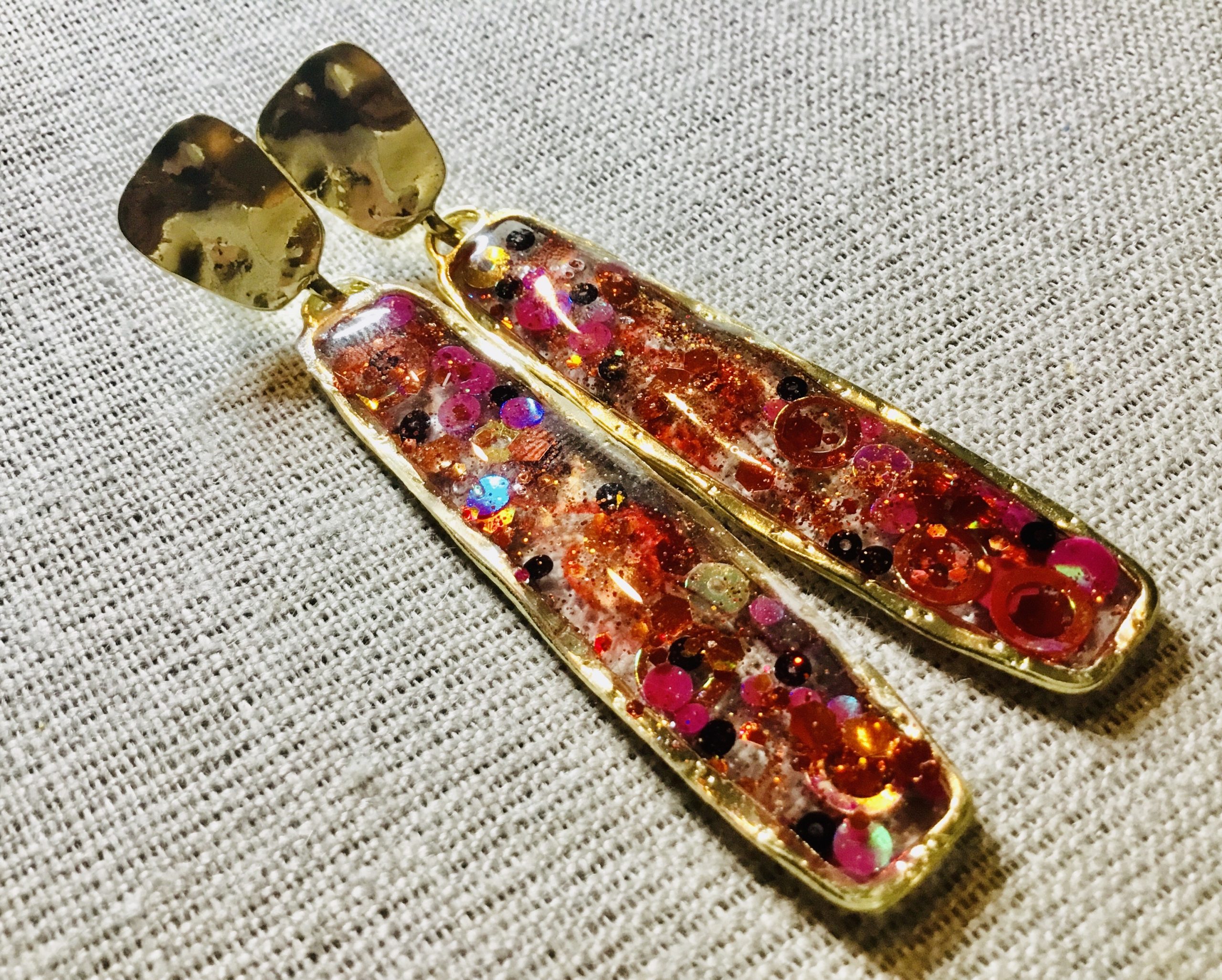 Flamingo earrings,handmade jewelry for sale
