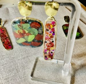 Flamingo earrings,handmade jewelry for sale