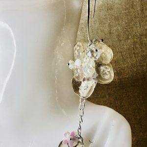 Transparent white jewelry set Transparent white jewelry set