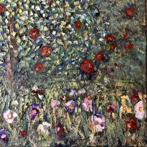 Apple tree original oil painting 