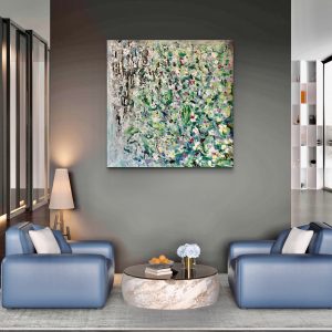 S-ring coming original textured oil painting on canvas