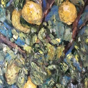Lemon Tree Original Oil Painting